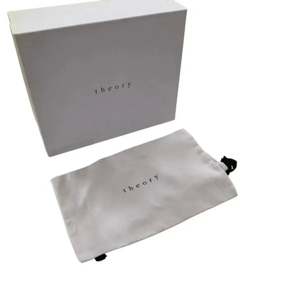 Theory Jasper Cheetah Slide Sandal Mules Black Size 6.5 NWT in Box - Picture 8 of 11